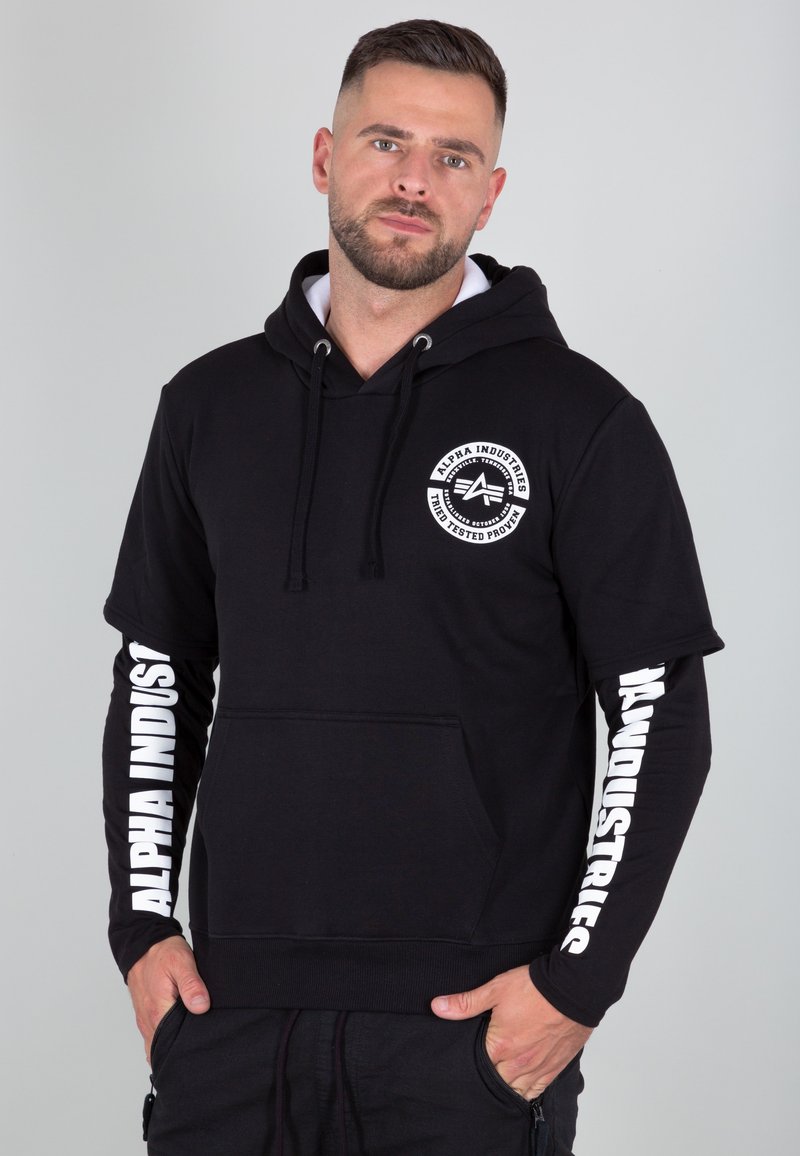 Alpha Industries Felpa con capp. Alpha Industries Basic