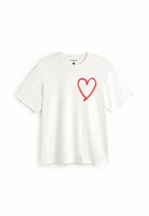 Thinking Mu, AARON - Camiseta estampada - white