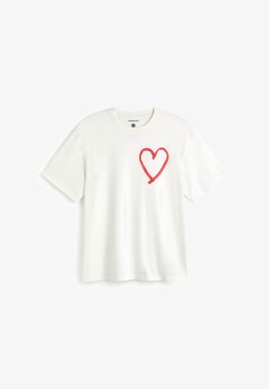 Thinking Mu, AARON - T-shirt imprimé - white