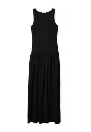 STRUCTURED VOLUME - Maxi šaty - black