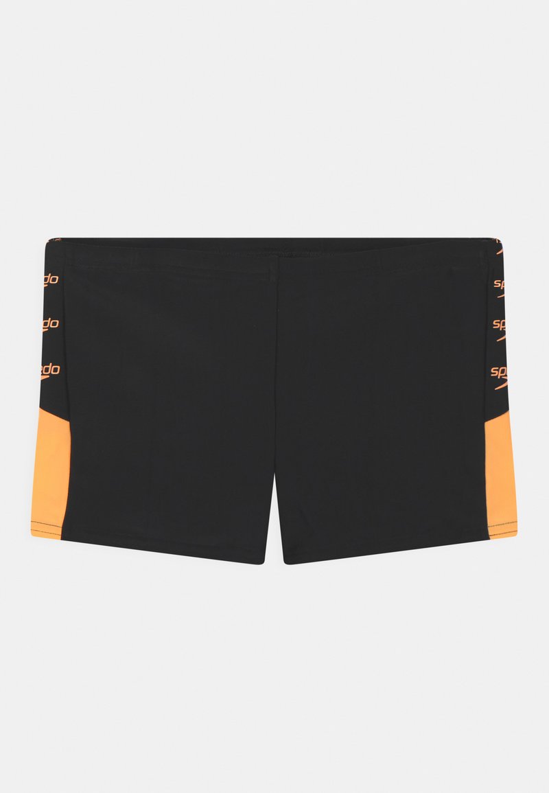 Speedo BOOM LOGO SPLICE Bañador black/papaya punch/negro Zalando.es