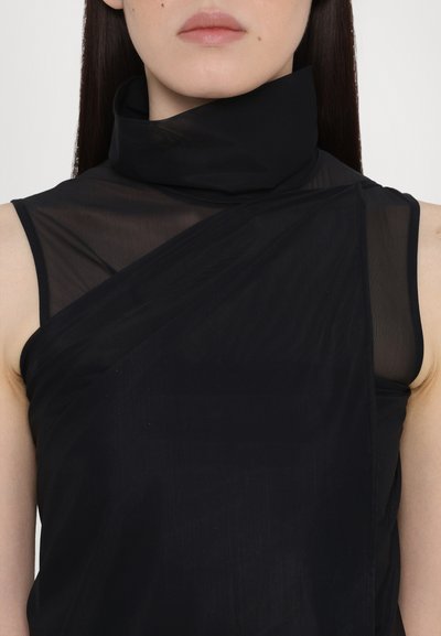 Sunnei HIGH NECK PANELS - Roupa de cerimónia - black