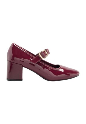 Friends Like These, REGULAR FIT - ROUND TOE MID BLOCK HEEL MARY JANE COURT SHOES FIT - Pumps - red patent