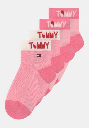 WORDING 4 PACK UNISEX - Strømper - pink