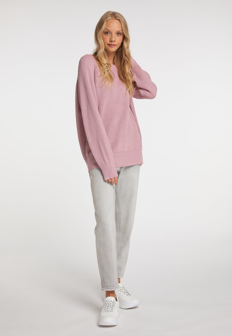 Damen Strickjacken | myMo MYMO BLONDA Strickpullover mauve - KY34918 Damen Strickjacken | myMo MYMO BLONDA Strickpullover mauve - KY34918