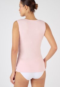 Damart AVEC GUIPURE  - Top - rose