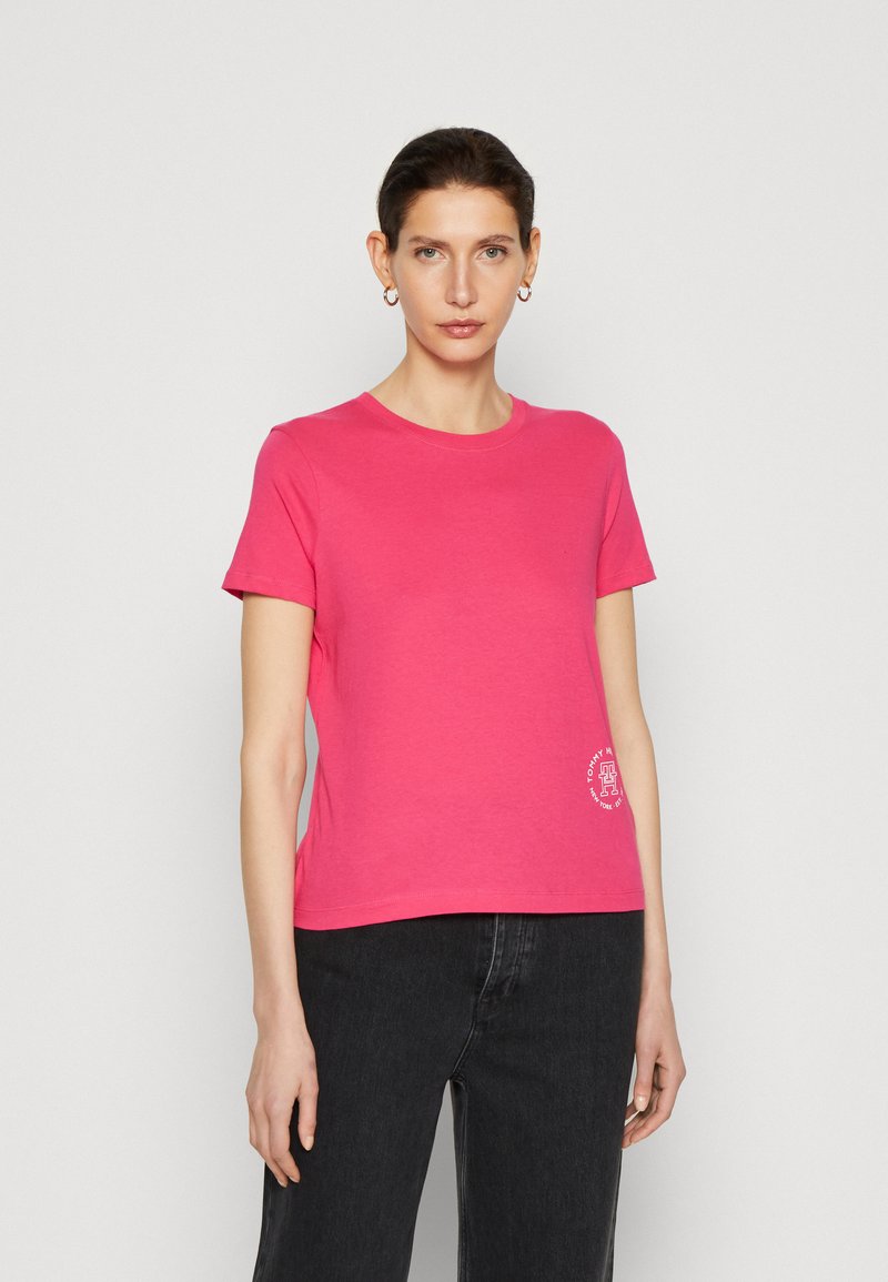 Tommy Hilfiger TShirt basic bright cerise pink/pink Zalando.de