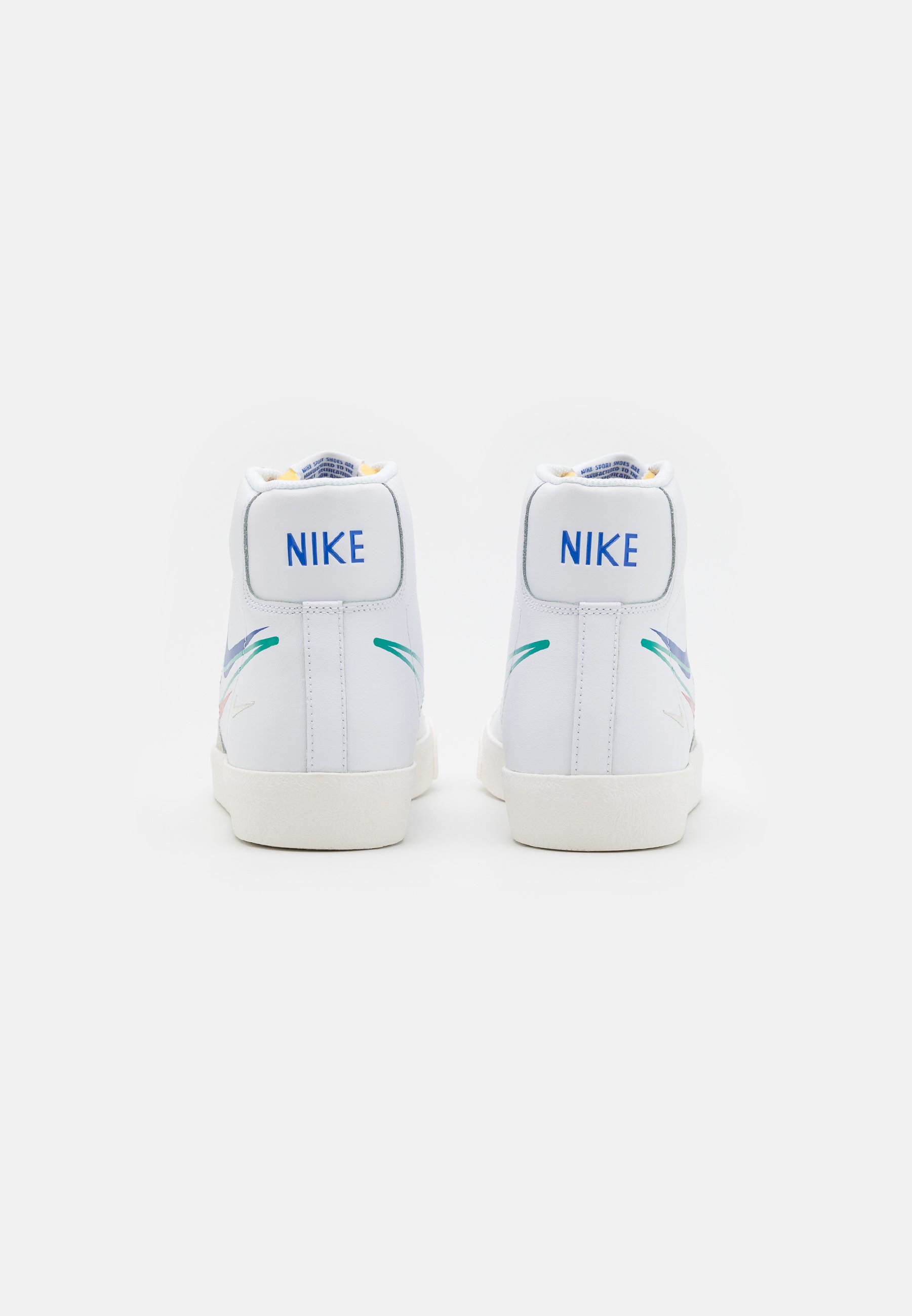 nike blazer mid white green
