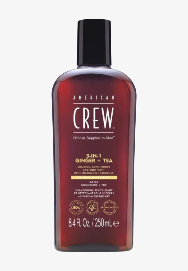 American Crew - 3-IN-1 GINGER & TEA SHAMPOO, CONDITIONER, AND BODY WASH - Duschgel - -, Vergrößern