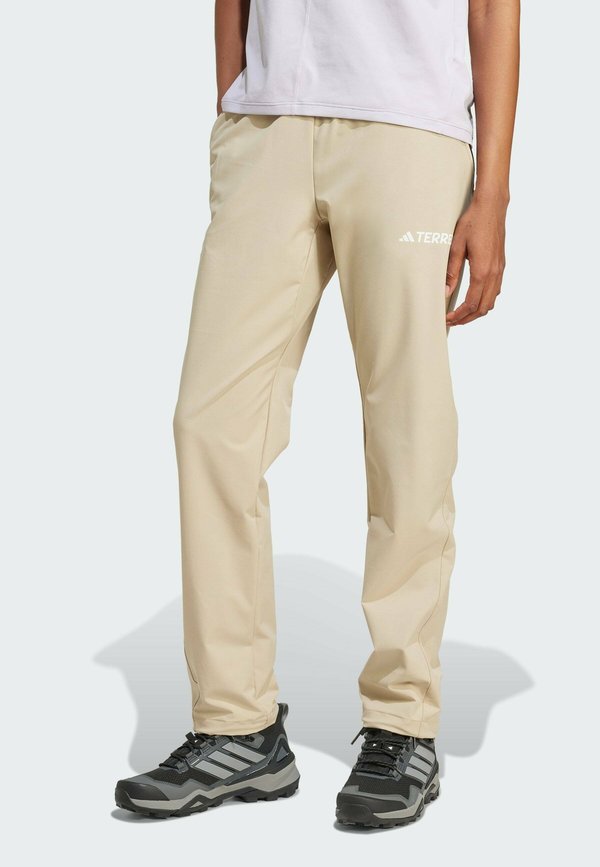 LITEFLEX - Tracksuit bottoms - savanna