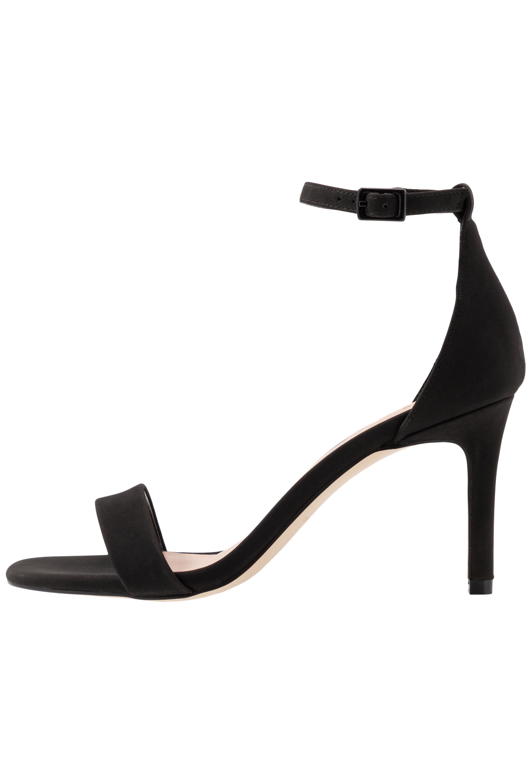 Beige sandaal met hoge hak en smalle bandjes | XTI beige sandaal hak