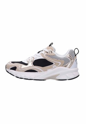 NOVI - Sneakers laag - beige black white