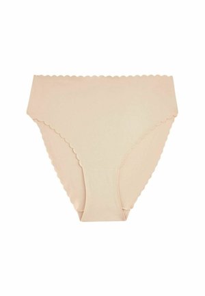 NO VPL SCALLOP EDGE KNICKERS FULL - Slip - nude