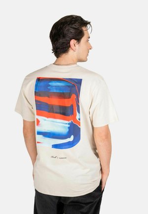 REELL x KARSKIONE - T-Shirt print - oatmeal