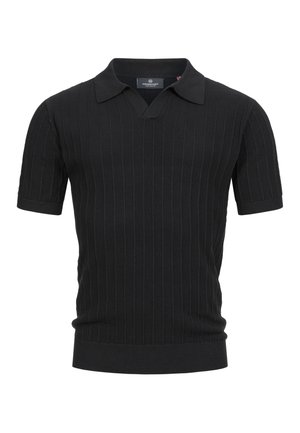 Kronstadt, KSALONZO POLOSHIRT - Polo shirt - black