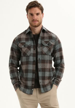 CHECK  - Overhemd - oak brown