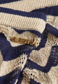 Superdry & Co ZIGZAG - Short - navy gold zigzag