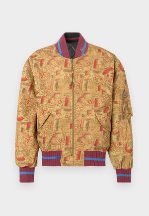 REVERSIBLE BERNARDO - Geacă bomber - gold-colored/black