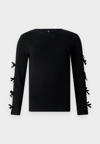 ONLFELINA O NECK BOW - Ilgarankovis viršutinės dalies drabužis - black