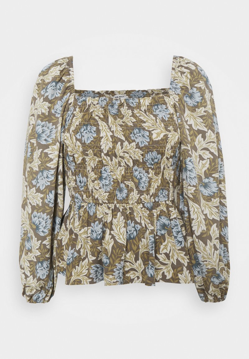 Object Petite Blouse lichtbruin