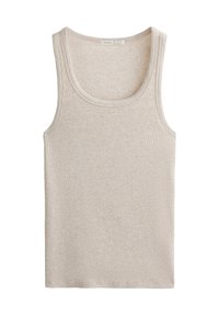 SOFT TOUCH SLEEVELESS RIB - Toppi - stone