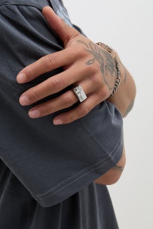 DICE SIGNET - Ring - silver-coloured