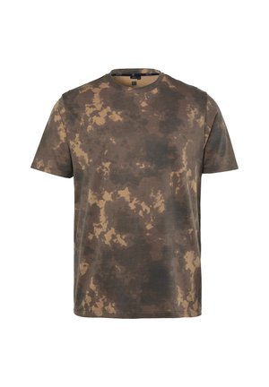 JP1880, T-SHIRT, FITNESS, CAMOUFLAGE PRINT, QUICKDRY, UP TO 7XL - T-shirt con stampa - light brown