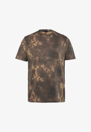 JP1880, T-SHIRT, FITNESS, CAMOUFLAGE PRINT, QUICKDRY, UP TO 7XL - T-shirt con stampa - light brown