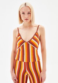adL VELMARIRI STRIPED STRAP - Top - striped brown