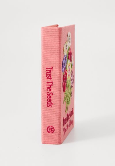 Olympia Le-Tan BOOK TRUST THE SEEDS - Alkalmi kézitáska - blush