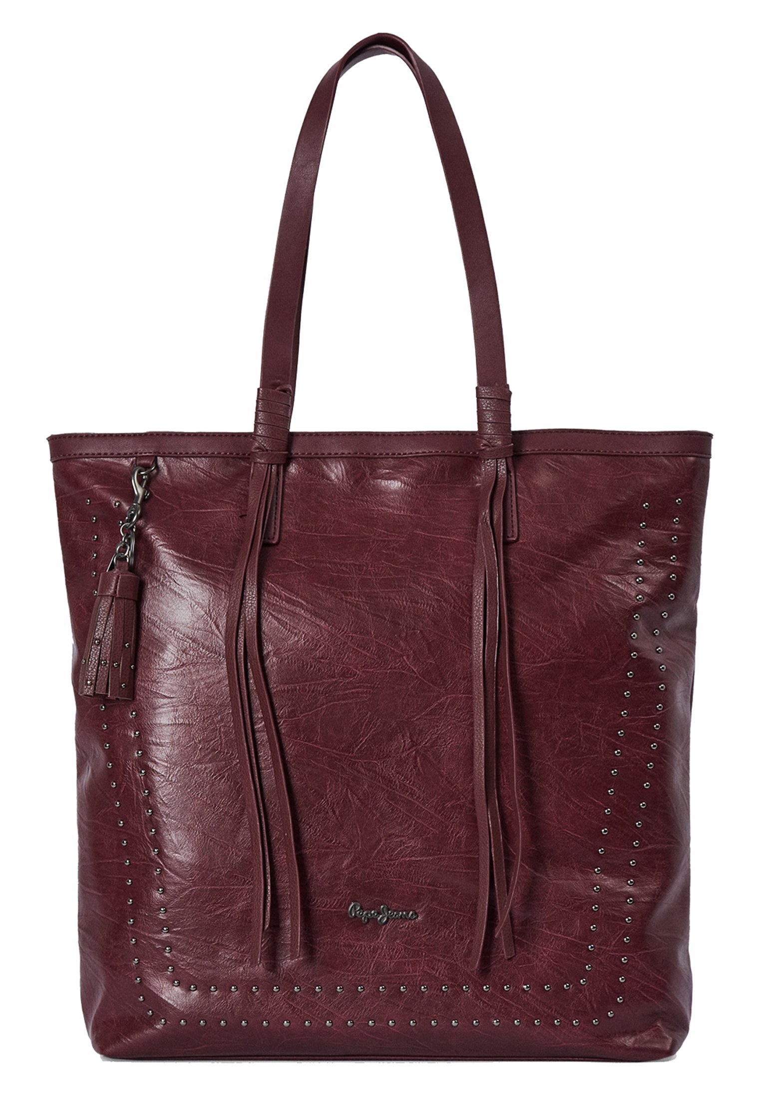 Pepe Jeans CHIC - Bolso shopping - aubergine/rojo oscuro - Zalando.es