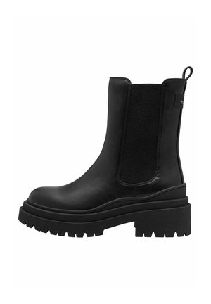 Tamaris CHELSEA - Stivaletti con plateau - black matt