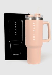 Smilodox UNISEX STAHL TRINKBECHER 1,2 LITER FÜR SPORT, FITNESS, GYM - Drikkeflasker - rosa