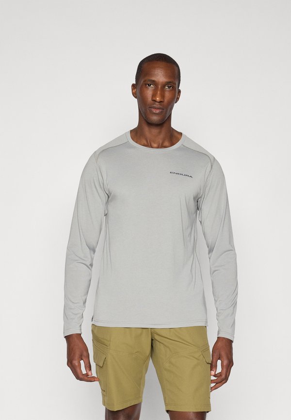 LOOP TECH TEE - Long sleeved top - eintöniges grau