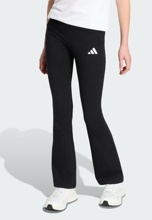 adidas Sportswear, ADIDAS SPORTSWEAR ESSENTIALS FLARED LEGGINGS - Leggings - black/white