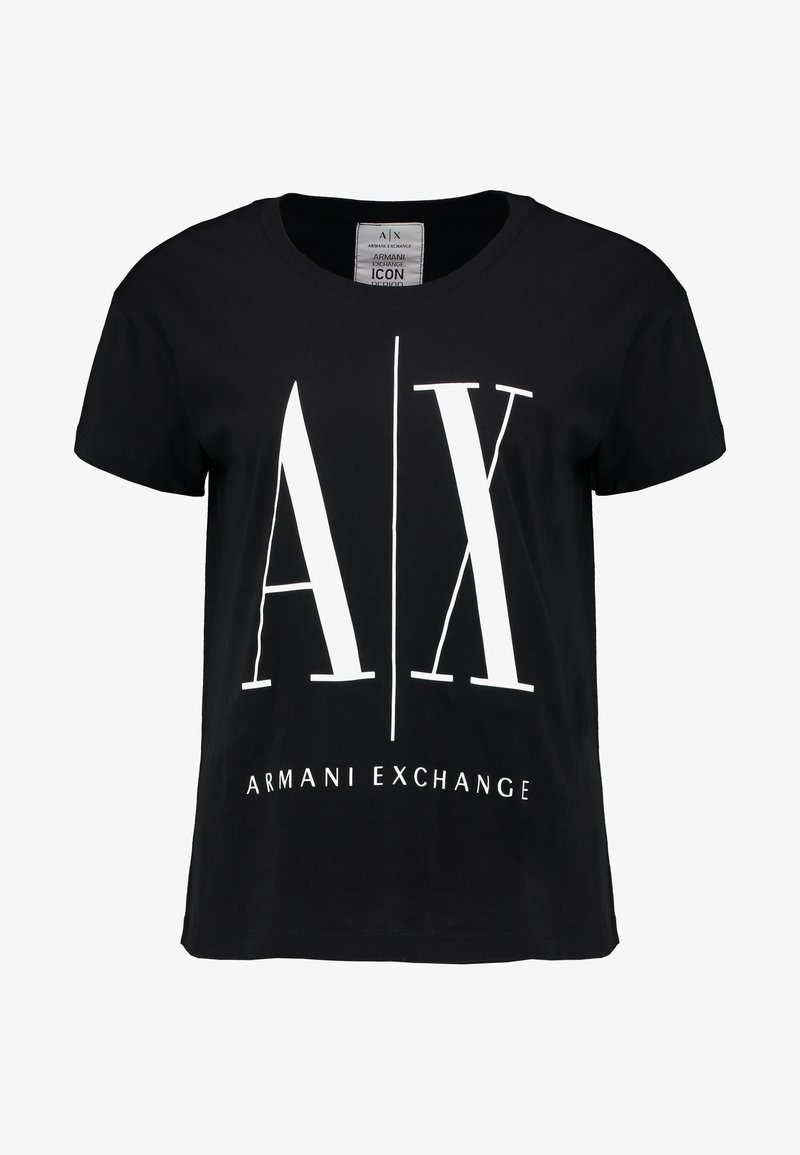Armani Exchange Print T shirt black Zalando