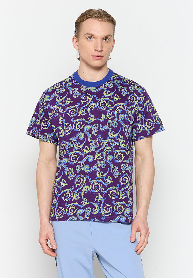Versace Jeans Couture T-shirt print paars