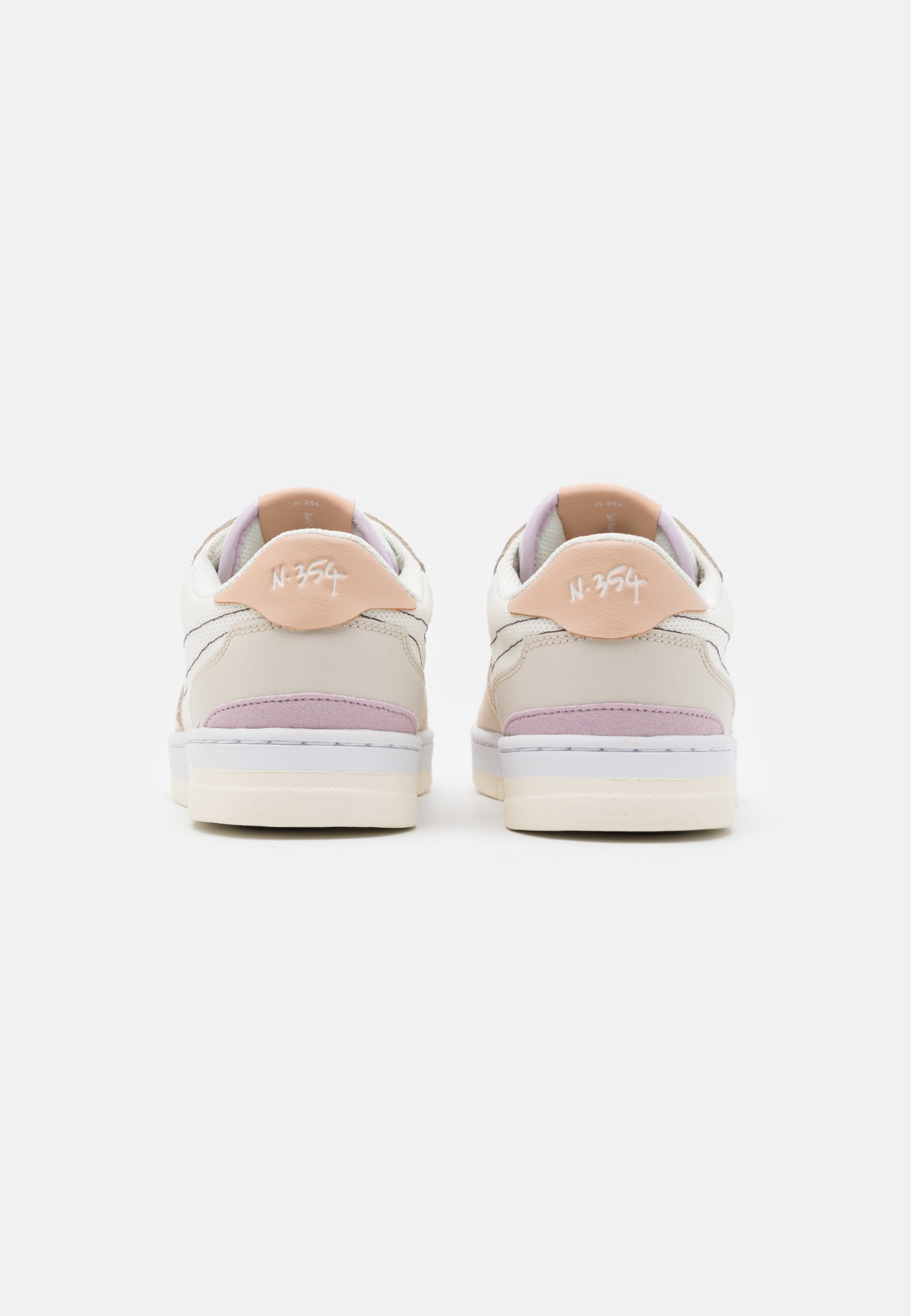 nike squash type sneakers in sail and iced lilac