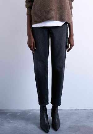 TSMOLLY HOHE TAILLE - Mom jeans - black denim