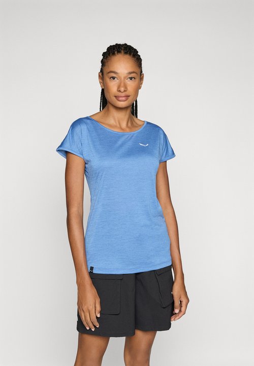 Veste Salewa Sweat Femme - Bleue, Taille S, 100% Polyester, Zip (Occasion Très Bon État)