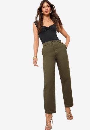 Friends Like These WIDE LEG - Trousers - khaki green