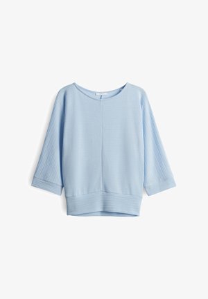 OPUS, LOOSE FIT BATWING - Trui - oxford blue
