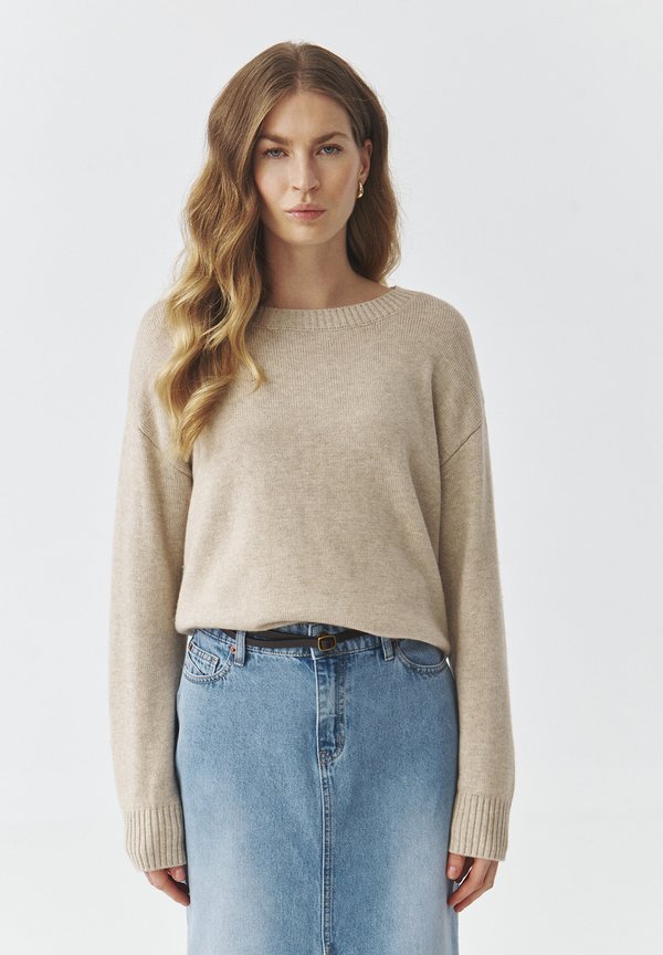 JOEL - Strickpullover - light beige