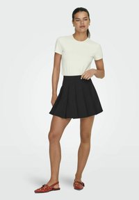 ONLY EVIN LIFE HW - Falda acampanada - black