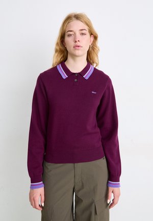 GOALIE - Strickpullover - beet