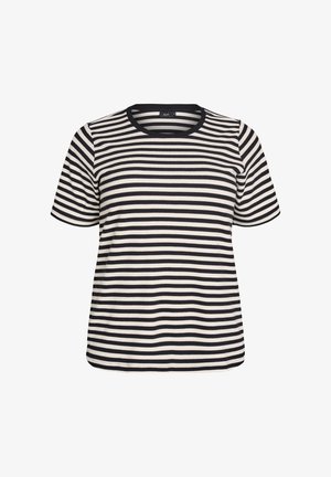Zizzi, Tričko s potlačou - black snow w stripe