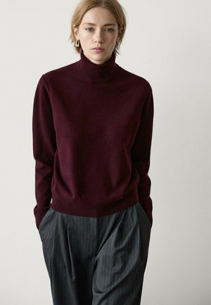 Massimo Dutti TURTLENECK - Svetr - dark brown