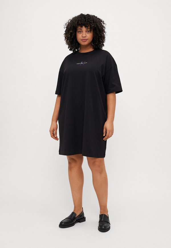 PLUS GRADIENT MONOLOGO TEE DRESS - Jersey dress3