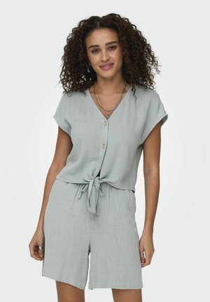 ONLY ONLSIESTA SS KNOT NOOS - Bluză - abyss