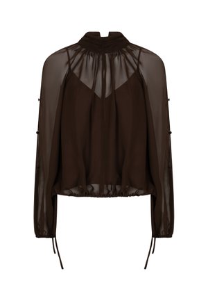 Dante6, DANTE6-SONIA BOHO SLEEVE DETAIL BLOUSE - Blouse - brown